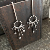 Lunar Circle Burst Earrings