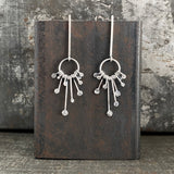 Lunar Circle Burst Earrings