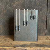 Lunar Stacked Dot Earrings