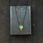 Lunar Cairn Pendant with Peridot