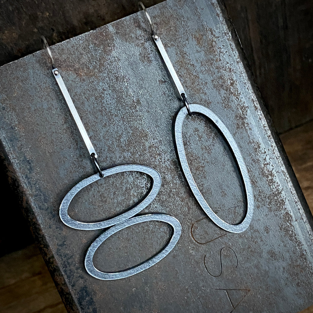 Ellipse Mismatched Earrings VI