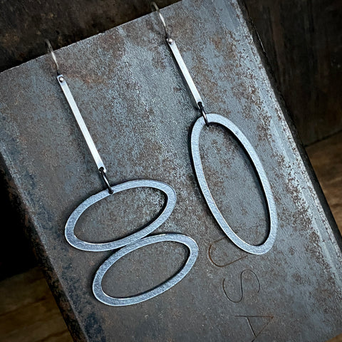 Ellipse Mismatched Earrings VI