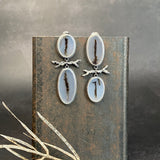 Ramulus Double Dendritic Agate Drop Earrings