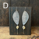 Market Earrings with Gemstone Beads