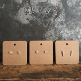 Simple Geometric Stud Earrings