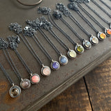Simple Pendant with Gemstone