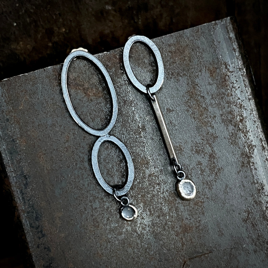 Ellipse Mismatched Earrings V