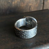 Orbit Ring with Aquamarine