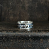Galaxy Path Band with Rose Cut Diamond
