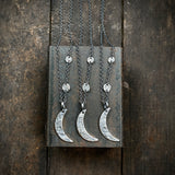 Lunar Crescent and Two Dot Pendant