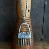 Lunar Fringe Pendant with Citrine