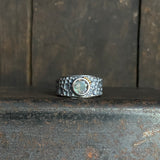 Meteorite Ring with Labradorite