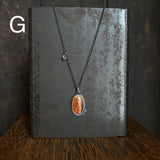 Two Dot Pendant with Gemstone