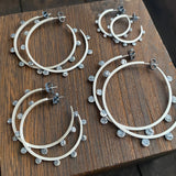 Lunar Dotted Hoops