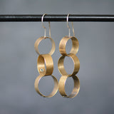 Brass Ring Earrings, medium