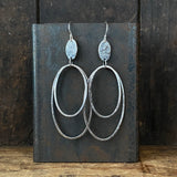 Lunar Double Oval Earrings