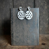 Foramina Oval and Dot Earrings, small