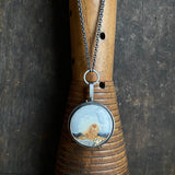 Galaxy Orbit Pendant with Maligano Jasper