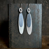 Foramina Double Oval Dangle Earrings II