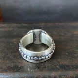 Path Ring with Mother of Pearl Doublet