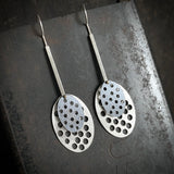 Foramina Double Oval Drop Earrings