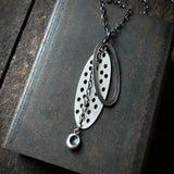 Foramina Pendant with Chained Dot Dangle