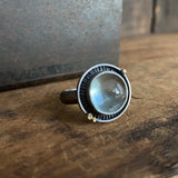 Nimbus Ring with Aquamarine