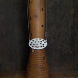 Foramina Oval Necklace with Dot Dangle