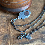 Lunar Cluster Pendant with Garnet