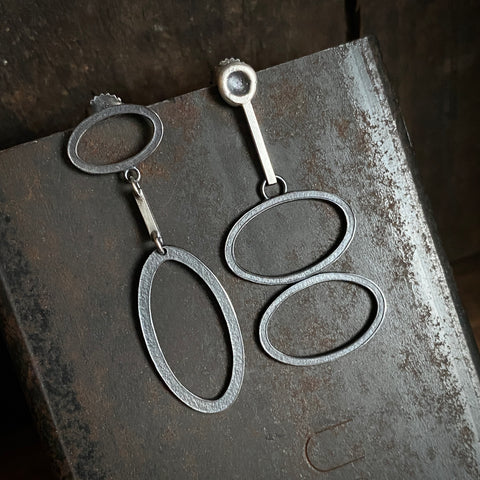 Ellipse Mismatched Earrings II