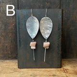 Market Earrings with Gemstone Beads