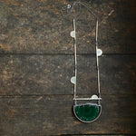 Shadow Box Pendant with Malachite