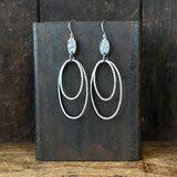 Lunar Double Oval Earrings