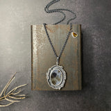 Ramulus Pendant with Dendritic Agate and Tourmaline Charm