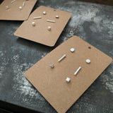 Simple Geometric Stud Earrings