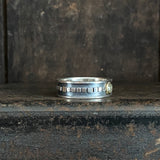 Galaxy Stacked Path Band with Rose Cut Diamond II