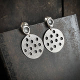 Foramina Oval and Dot Earrings, small