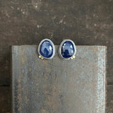 Galaxy Duo Earrings with Blue Sapphire