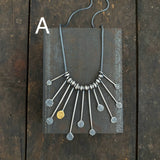 Lunar Long Drop Necklace