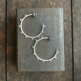 Lunar Dotted Hoops