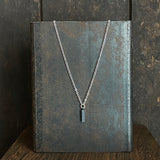 Geo Pendants, Oxidized finish