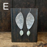 Market Earrings with Gemstone Beads