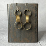 Brass Ring Earrings, medium