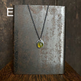 Simple Pendant with Gemstone