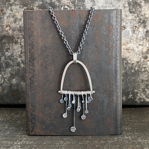 Lunar Dewdrop Arch Pendant