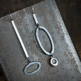 Ellipse Mismatched Earrings VII