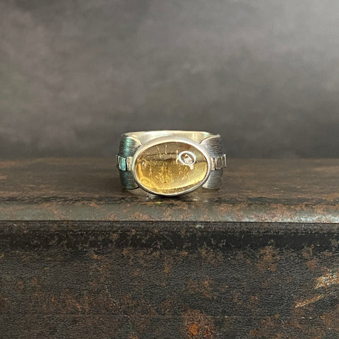 Path Ring with Citrine