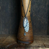 Foramina Pendant with Chained Dot Dangle
