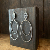 Lunar Double Oval Earrings