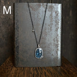 Two Dot Pendant with Gemstone